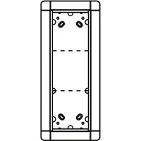 Ritto By Schneider Schneider Electric Portier UP-ramme for 3-fag 1881320 (1881320) 141x334mm
