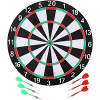 Dunlop Dartskive med 6 piler, diameter 40,5 cm<