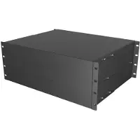 Lanberg - Rackskuff - 483 x 360 mm - RAL 9004, svart - 4U - 19