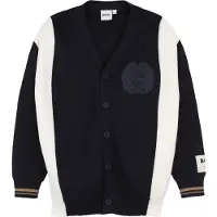 BOSS Cardigan - Strikk - Navy/Hvit - - 10 år (140) - Cardigan