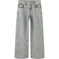 Name it Jeans - NkfRose - Bred - Light Grey Denim - - 9 år (134) - Jeans