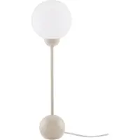 Globen Lighting bordlampe Ripley, beige, høyde 52 cm, jern/glass
