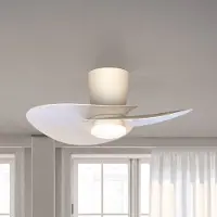 Mantra-Iluminacion LED-takvifte Nenufar, hvit, DC, stillegående, CCT, 74 cm