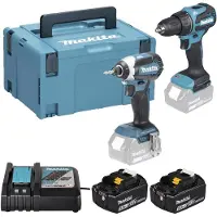 Makita DLX2535TJ 18V LXT batteridrevet verktøysett