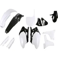 Ufo Yamaha Yzf 450 2011-2013 Yakit317f-999w Fork Protectors & Plastsett