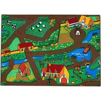 Rebel Roads Leketeppe - Bondegård - 95 x 133 cm