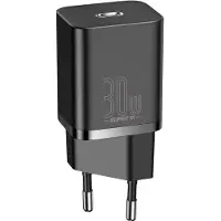Baseus Super Si Quick Lader 30W - USB-C - Svart