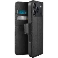 SBS Wallet Classic-etui til iPhone 18 Pro Max med lommebok og stativ – svart