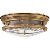 Quintiesse Utendørs taklampe Hadrian, bronse/klar, 31 cm, IP44