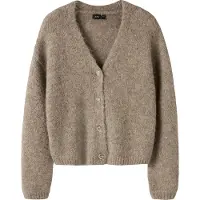 LMTD Cardigan - Strikk - NlfBullo - Mocha Marengs - - 13-14 år (158-164) - Cardigan