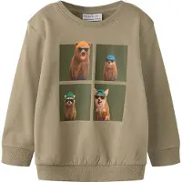 Name it Collegegenser - NmmStemmer - Mermaid/Animals - - 4 år (104) - Collegegenser
