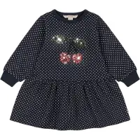 Konges Sløjd Kjole - Lou - Dot Tout Petite m. Paljetter - - 4 år (104) - Kjole