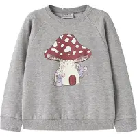 Name it Genser - NmfVenus - Grey Melange/Sopp - - 3 år (98) - Genser