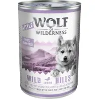 Wolf of Wilderness Junior 6 x 400 g - Blue River Junior - Kylling & Laks