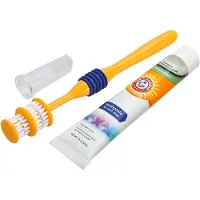 Arm & Hammer tannpleiesett av tannbørste og tannkrem - 3-delt