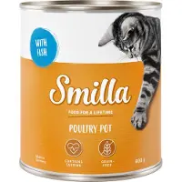 Smilla Økonomipakke Fjærkregryter 24 x 800 g - Sart fjærkre med Rind