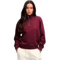Superdry Signature Embroidered Halv Glidelås Genser