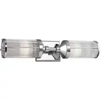 FEISS LED-vegglampe Paulson IP44 2 lysk bredde 58,4cm