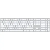 Apple Magic Keyboard Touch ID talltastatur MXK73DK/A, dansk, hvite taster