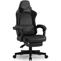Sense7 DEVON PU lenestol i svart