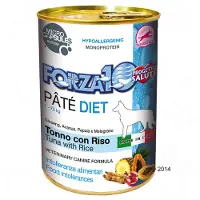 Forza10 Diet tunfiskpostei med ris - 6 x 400 g