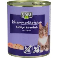 Grau kornfri gourmetgryte 6 x 800 g - Fjørfe og sjøfisk
