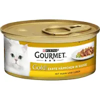 Gourmet Gold Tender Bits 12 x 85 g - Kylling & lever