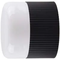 Globen Lighting Hubble 12, svart vegglampe til bad, Ø 12 cm