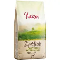 Purizon Superfoods Veggie søtpoteter med erter, gulrøtter & spinat - 4 x 1 kg