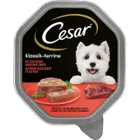 Cesar porsjonsskåler 14 x 150 g - Landragout med kalkun, okse og urter