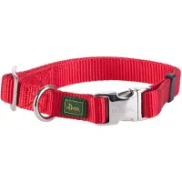 Hunter Halsbånd Vario Basic Alu-Strong, rød - Str XL 45 - 65 cm