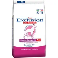 Exclusion Hypoallergenic Svin & Erter - 12 kg
