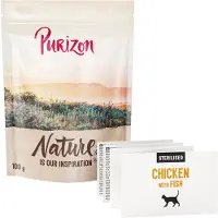 Purizon Cat Sterilised kylling & fisk - Original Daily 65 % NYHET - Sparepakke: 2 x 2 kg