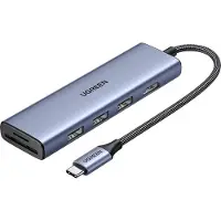 UGREEN Revodok 6-in-1 - Dokkingstasjon - for bærbar, smarttelefon, skrivebord, bærbar - USB-C - HDMI