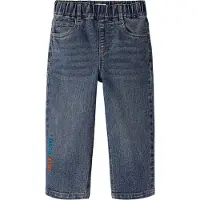 Name it Jeans - NmmBen - Medium+ Blue Denim/Trykk/Pause - - 1½ år (86) - Jeans