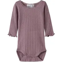 Name it Body I/e - Ull/Silke - Rib - NbfWossa - Paddehatter - - 74 - Langermet Body