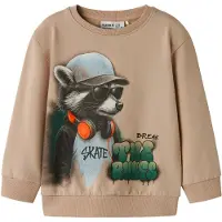 Name It Mini Collegegenser - NmmNathaniel - Sesam - - 3 år (98) - Collegegenser
