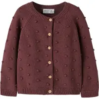 Name it Cardigan - Strikk - NmfNasha - Wild Ginger - - 4 år (104) - Cardigan
