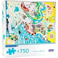 Muumi Puzzle Moominvalley (750 Pcs) Puslespill 750 Stykker
