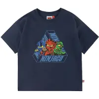 Lego Wear LEGO Ninjago T-skjorte - LWTaj 602 - Navy m. Trykk - - 10 år (140) - T-skjorte