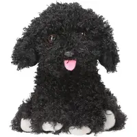 TOPModel Plush Dog Black Bamse
