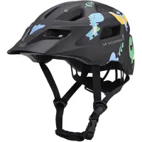 Wozinsky barne MTB-sykkelhjelm med avtakbart visir XS - svart