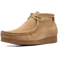 Clarks Shoes for man. 26159438 Shacre brown leather ankle boots (41), Flat, Suede, Laces, Casual