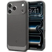 Spigen Rugged Armor (MagFit), Etui, Apple, iPhone 18 Pro / 17 Pro, 16 cm (6.3"), Grå