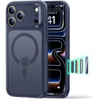 ESR Classic Hybrid MagSafe-etui til iPhone 18 Pro / 17 Pro – matt marineblå