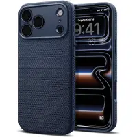 Spigen Liquid Air-etui til iPhone 18 Pro / 17 Pro – marineblå