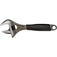Bahco Ergo Large Opening Center Knurled With Rubber Handle And Finish Pliers 46 Mm 270 Mm Skiftenøkkel