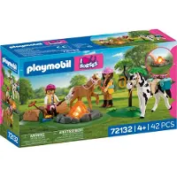 Playmobil Horseback Riding Trip Campfire Figur