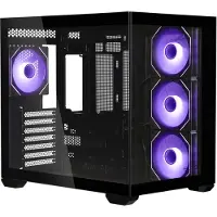 Cooler Master Elite 681 - Mid tower - ATX - sidepanel med vindu (herdet glass) - ingen strømforsyning (ATX) - svart - USB/lyd