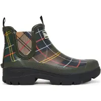 Barbour for woman. LRF0099 Classic Tartan Nimbus Chelsea Welly Boots (6), Beige, Flat, None, Outdoor